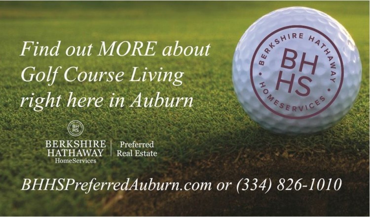 New houses and golf course lots for sale in Auburn AL